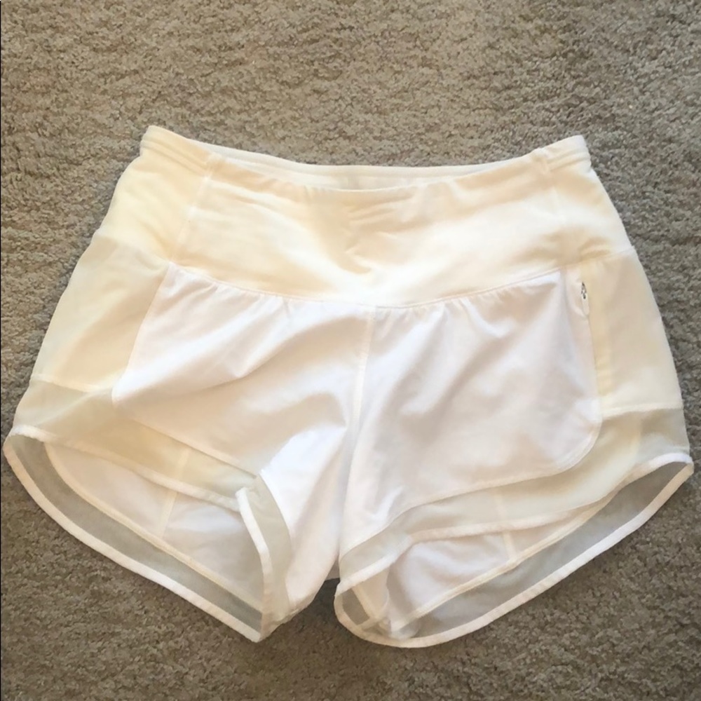 lululemon white shorts